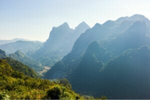 vue depuis Pha Daeng Nong khiaw