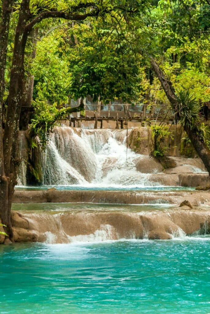 Tat Sae Falls in Laos
