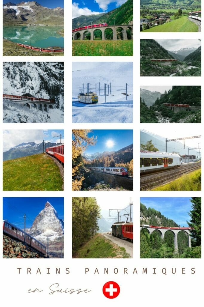 trains suisse à découvrir