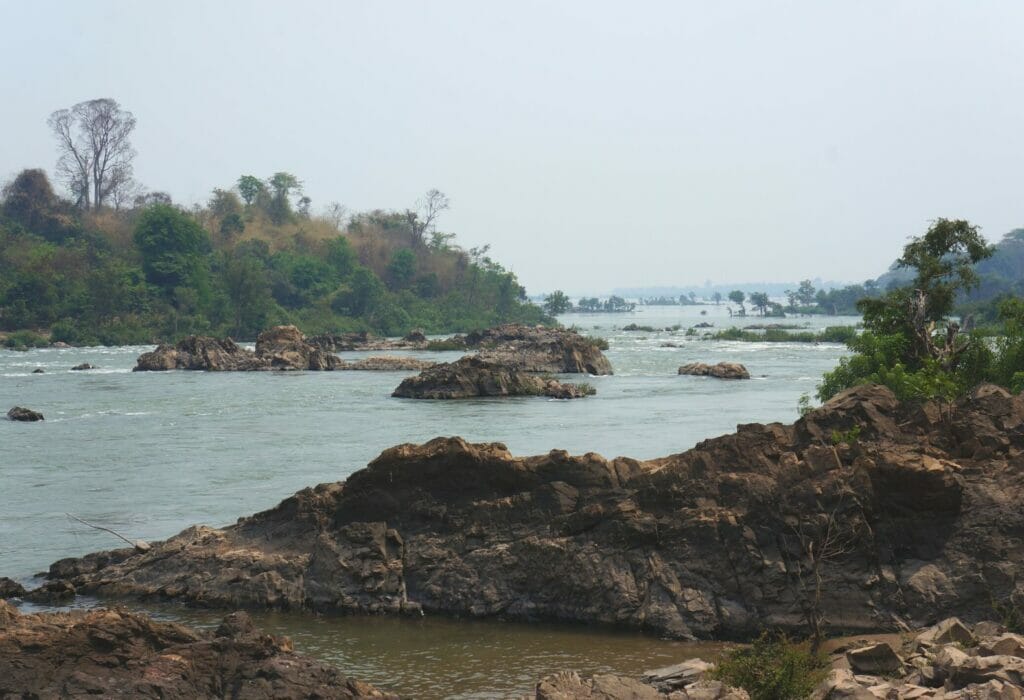 les chutes Li Phi ou Somphamit aux 4000 îles. Laos