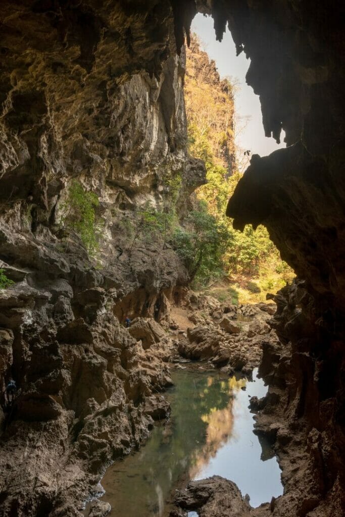 la grotte Xieng Liap sur la thakhek loop