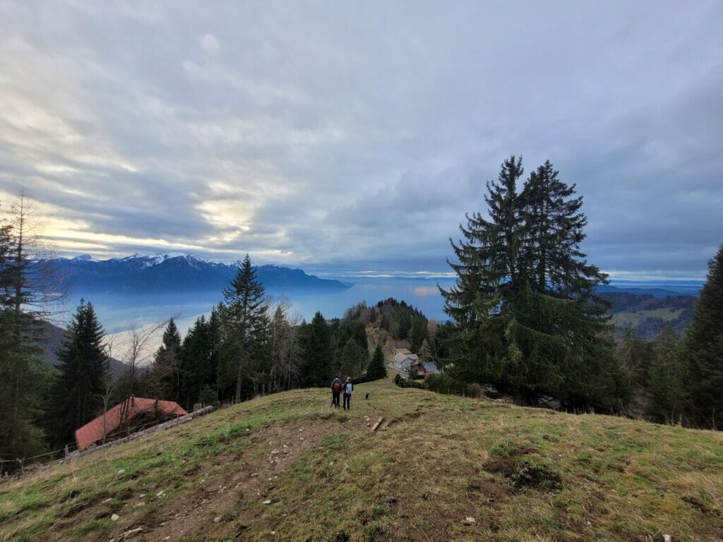 vue Léman haut de caux