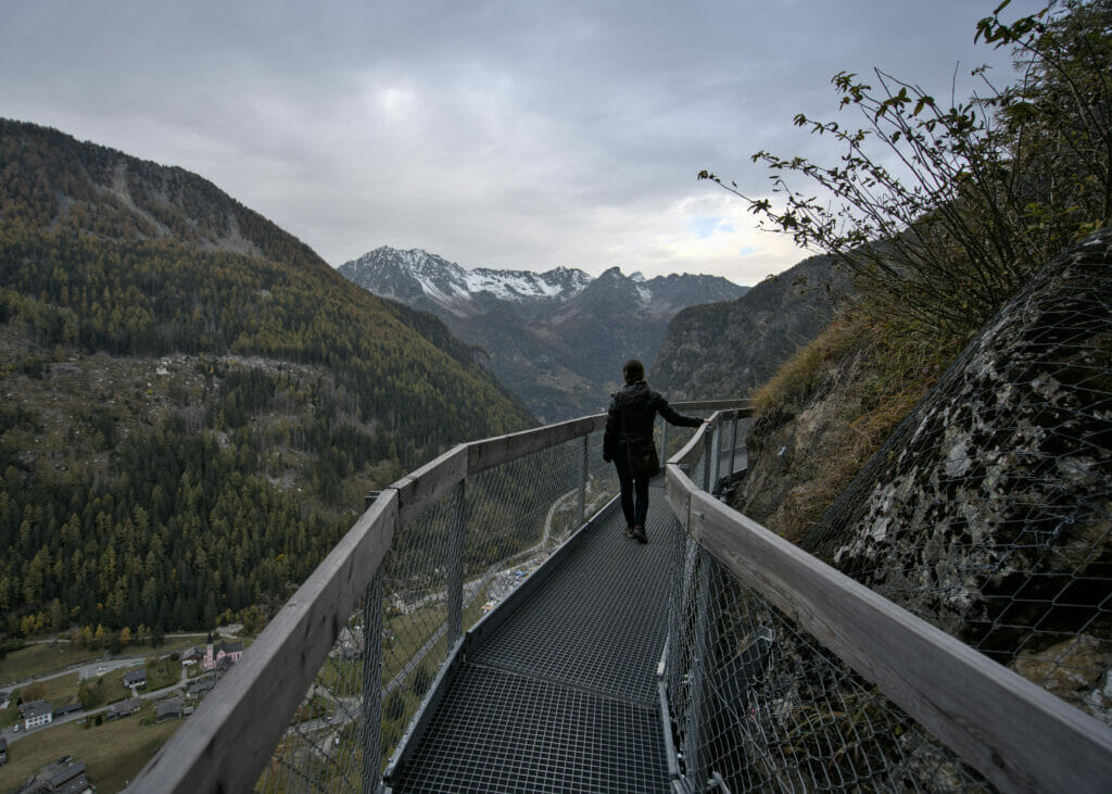 passerelle bisse du trient