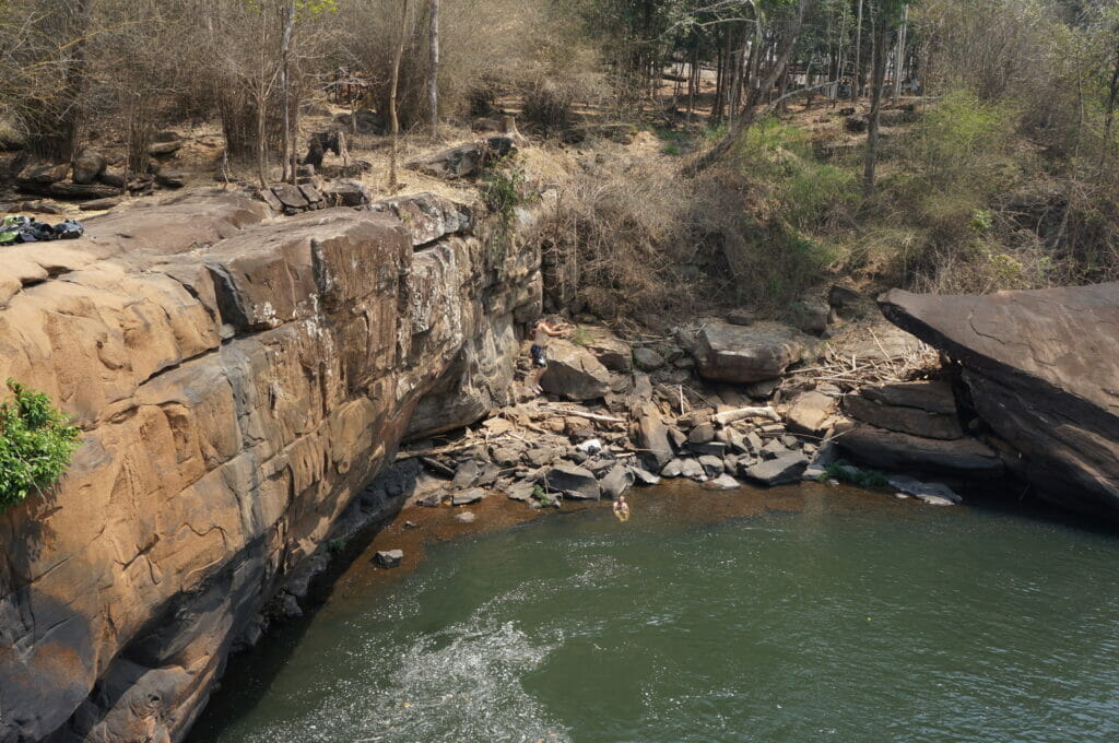 Tad Champi waterfall in the Pakse loop on the Bolaven Plateau, Laos