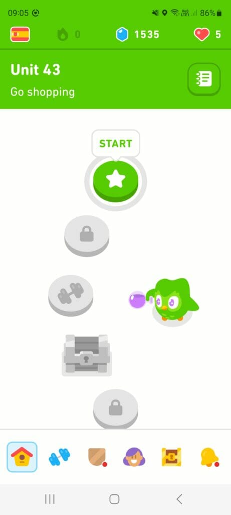 application duolingo