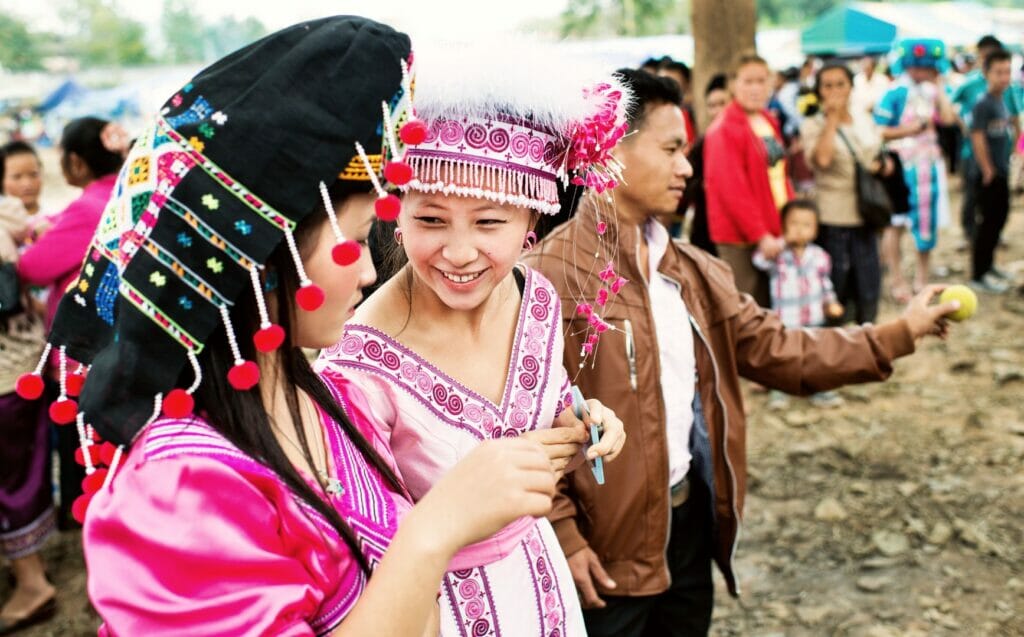 le nouvel an hmong au Laos
