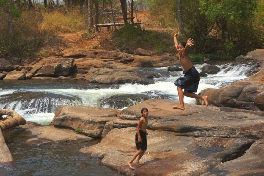 la cascade Tad Champi sur le plateau des Bolovens, Laos