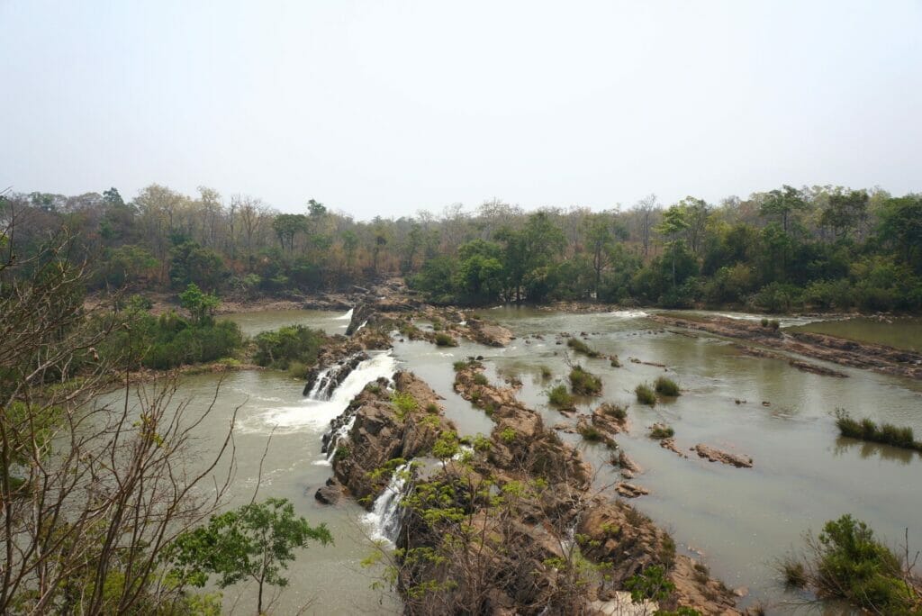 Tad Faek waterfall on the Pakse loop on the Bolaven Plateau, Laos