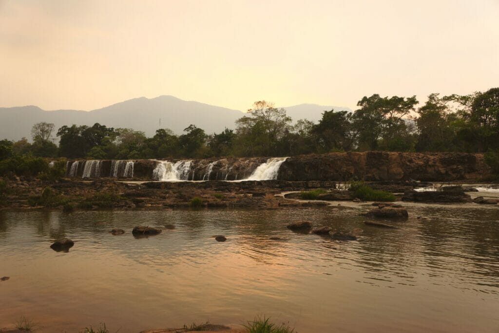 Tad Hua Gan waterfall in the Pakse loop on the Bolaven Plateau, Laos
