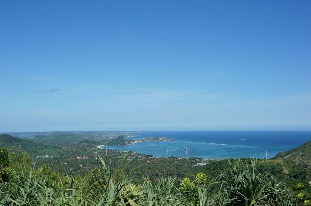 viewpoint from the restaurant Ashtari in Kuta.