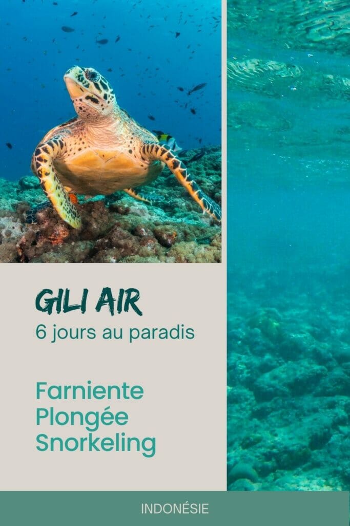 Gili Air en Indonésie