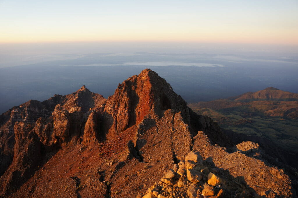 le volcan rinjani à Lombok