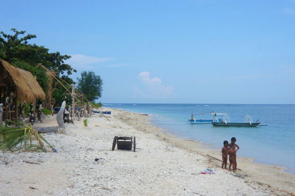 la plage de gili air