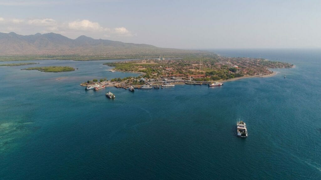 le port de Gilimanuk à l'ouest de l'île de Bali pour arriver à Ubud depuis Java