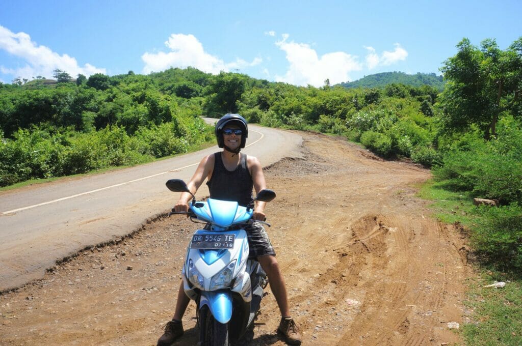 faire le tour de Lombok depuis Kuta en scooter