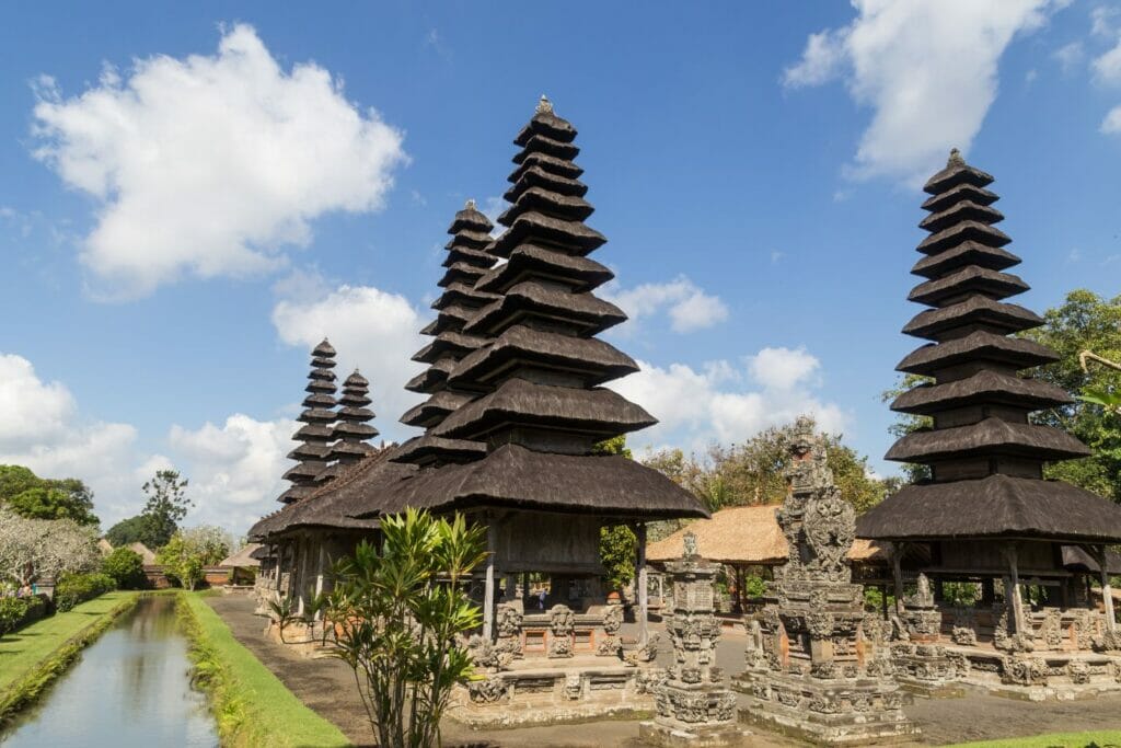 le temple taman ayun sur l'île de Bali en Indonésie