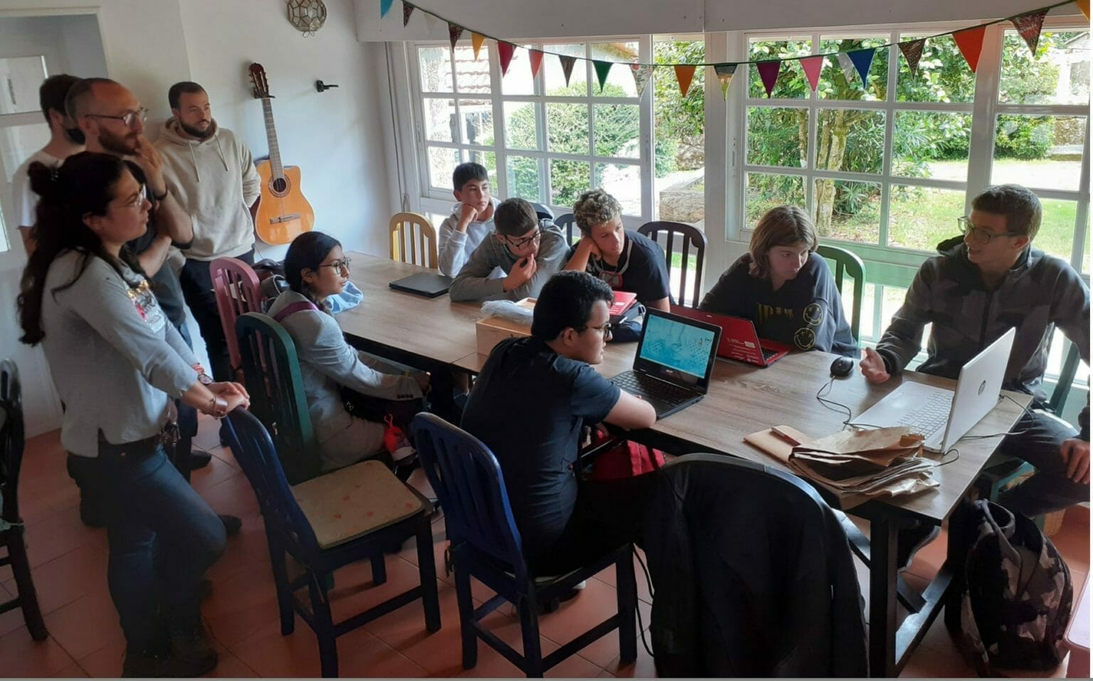 Rural hacking workshop at Anceu coliving in Galicia