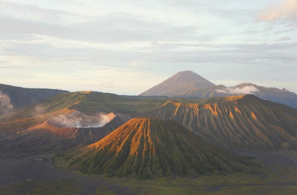 sunrise on Mount Bromo from King Kong Hill