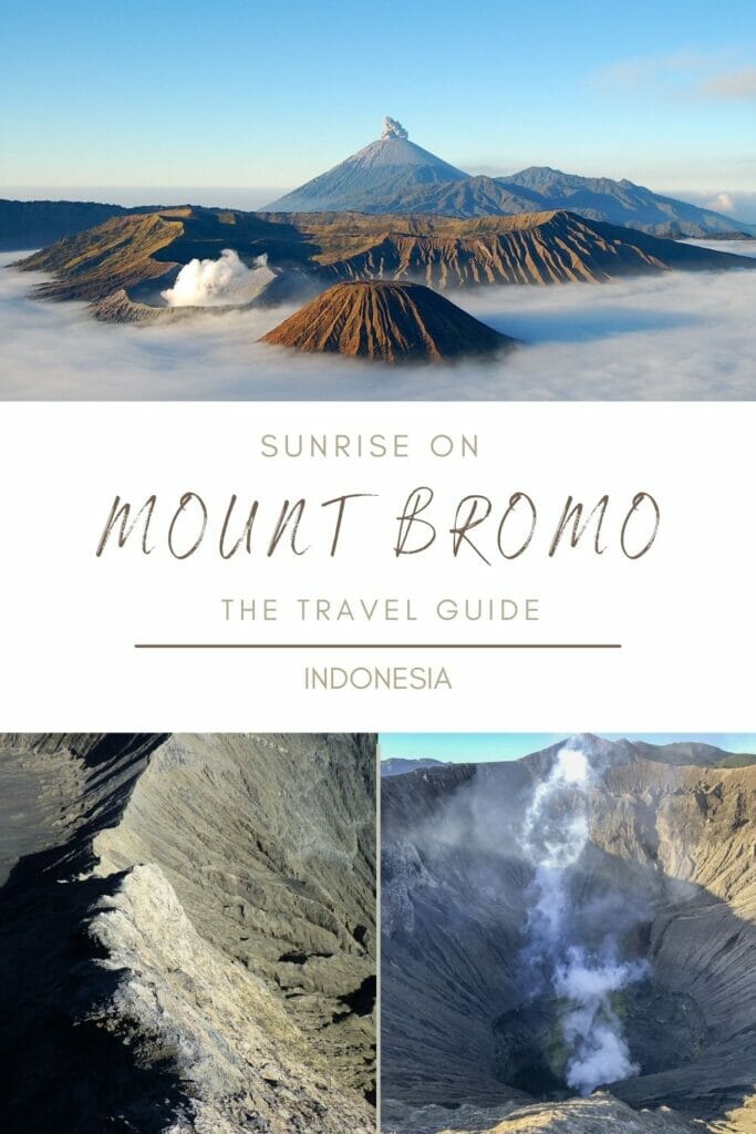 the travel guide to see the sunrise in Mount Bromo