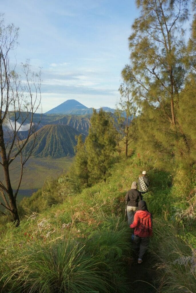 sunrise on Bromo volcano