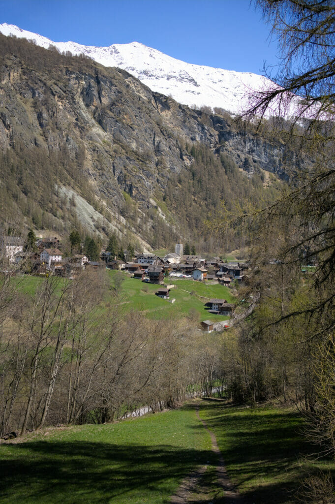 le village d'Evolène