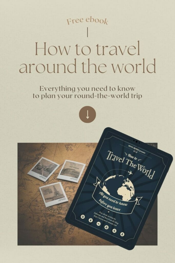our free ebook to know how to travel around the world
