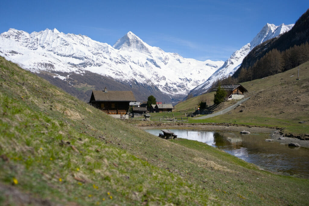 panorama du lac d'Arbey