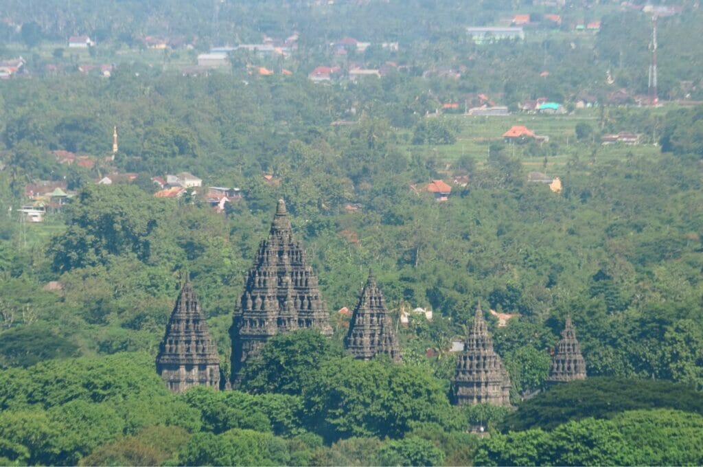 prambanan temple in jogja in indonesia