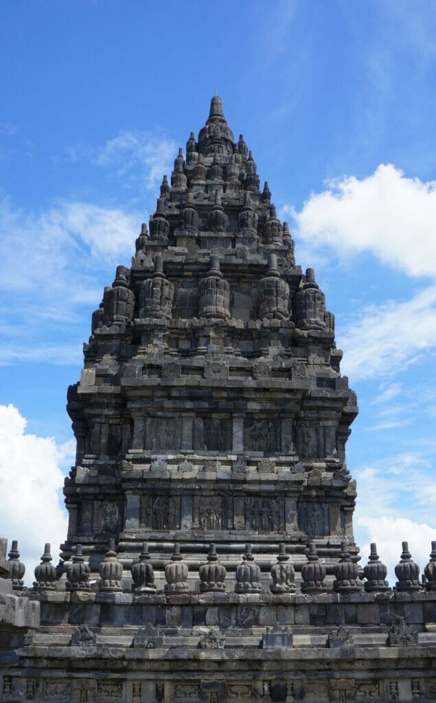 le temple Sewu dans le complexe Prambanan sur l'île de Java
