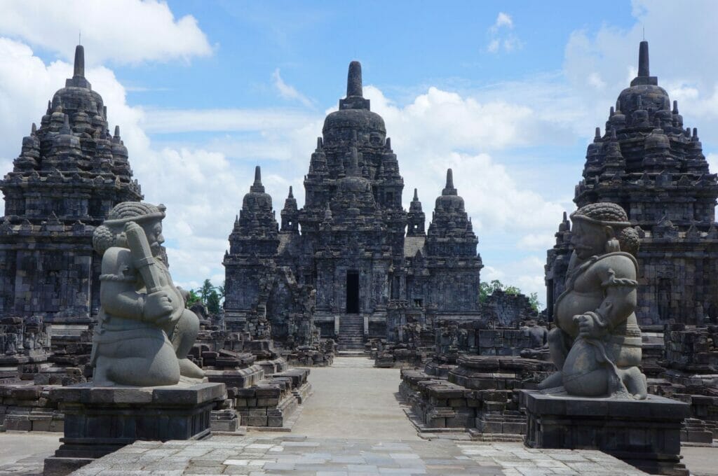 Sewu temple of the Prambanan temples on Java island