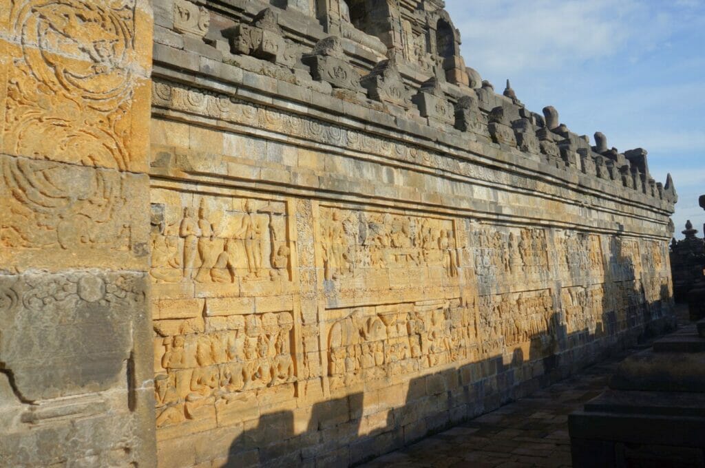 le temple Borobudur à Yogyakarta