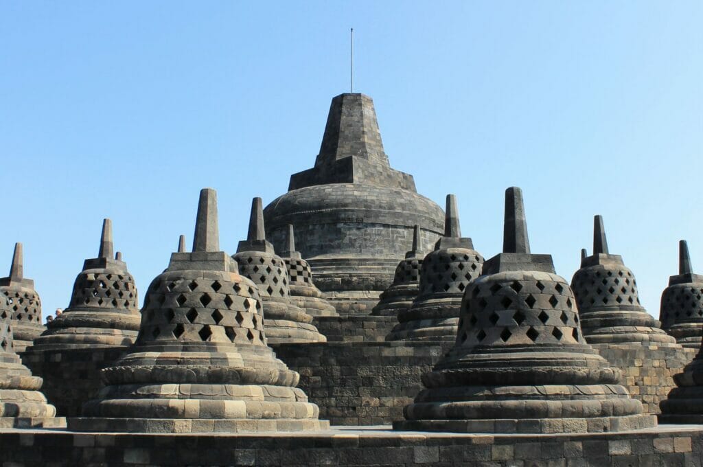 le temple borobudur à Yogyakarta