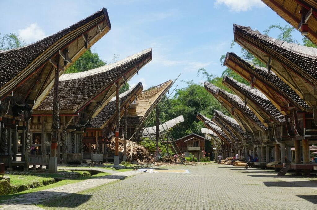 le pays toraja à sulawesi en indonésie