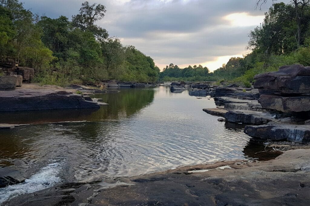 around Chi Phat village in the cardamom mountains