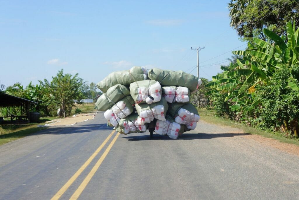 sur les routes du sud du cambodge