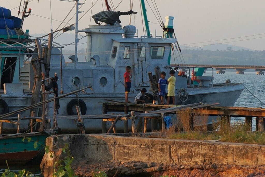 bateau à Koh Kong