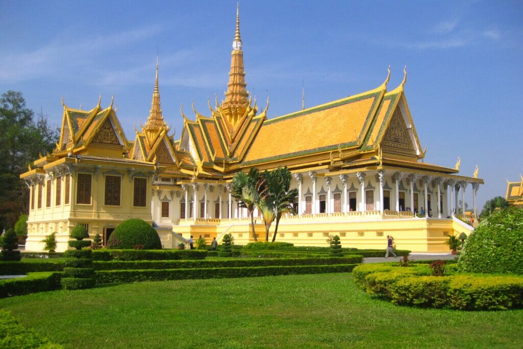 le palais royal à Phnom Penh