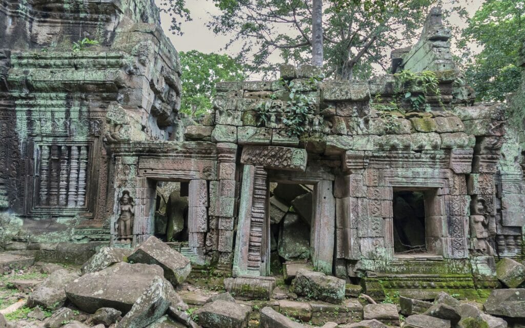 le temple ta prohm à Angkor