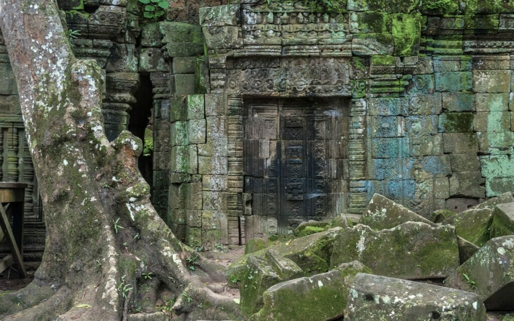 le temple ta prohm à Angkor
