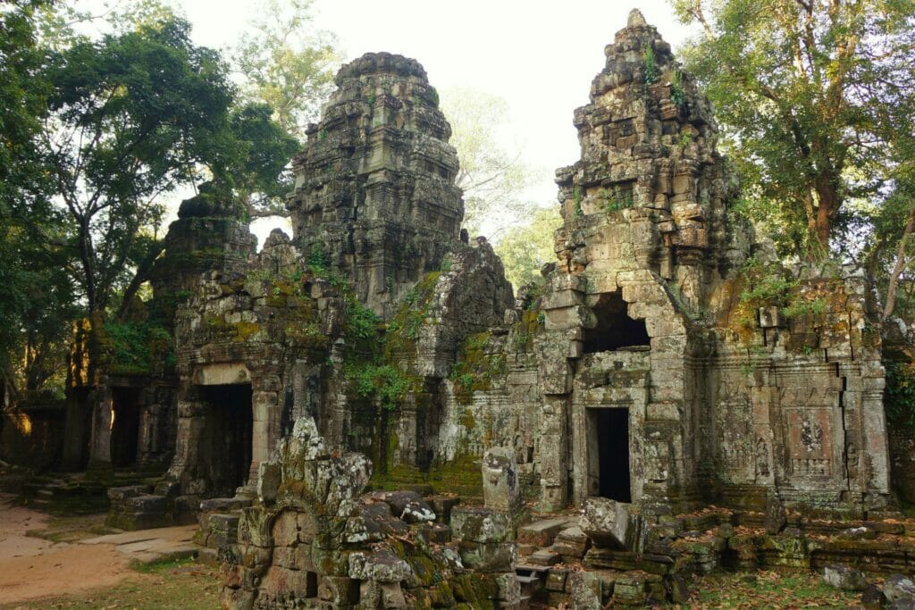 un des temples d'Angkor au Cambodge