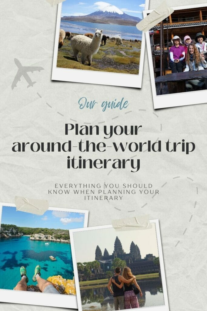 trip around the world itinerary