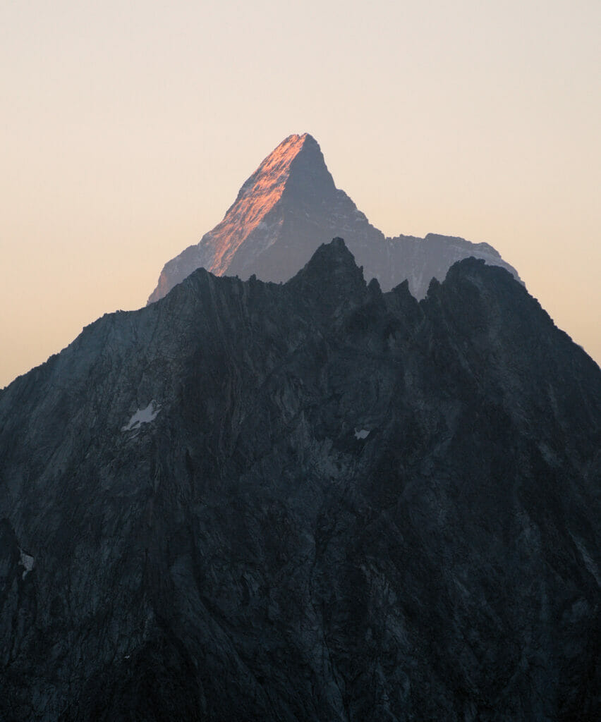 Cervin au lever du soleil