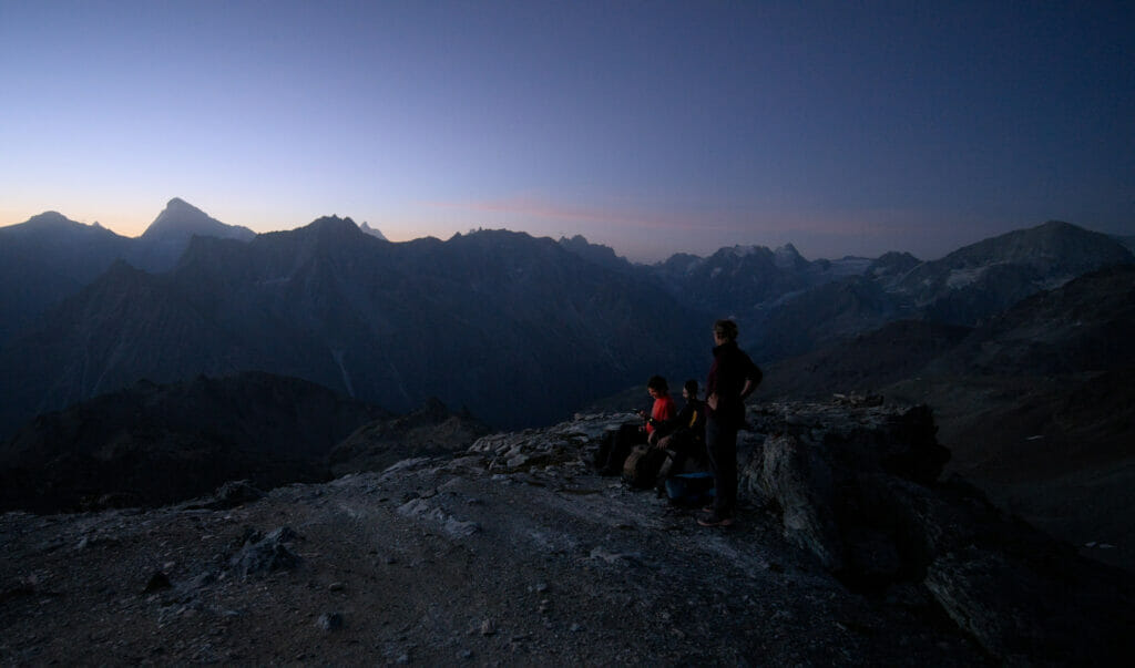 morning lights below the Mont de l'Etoile