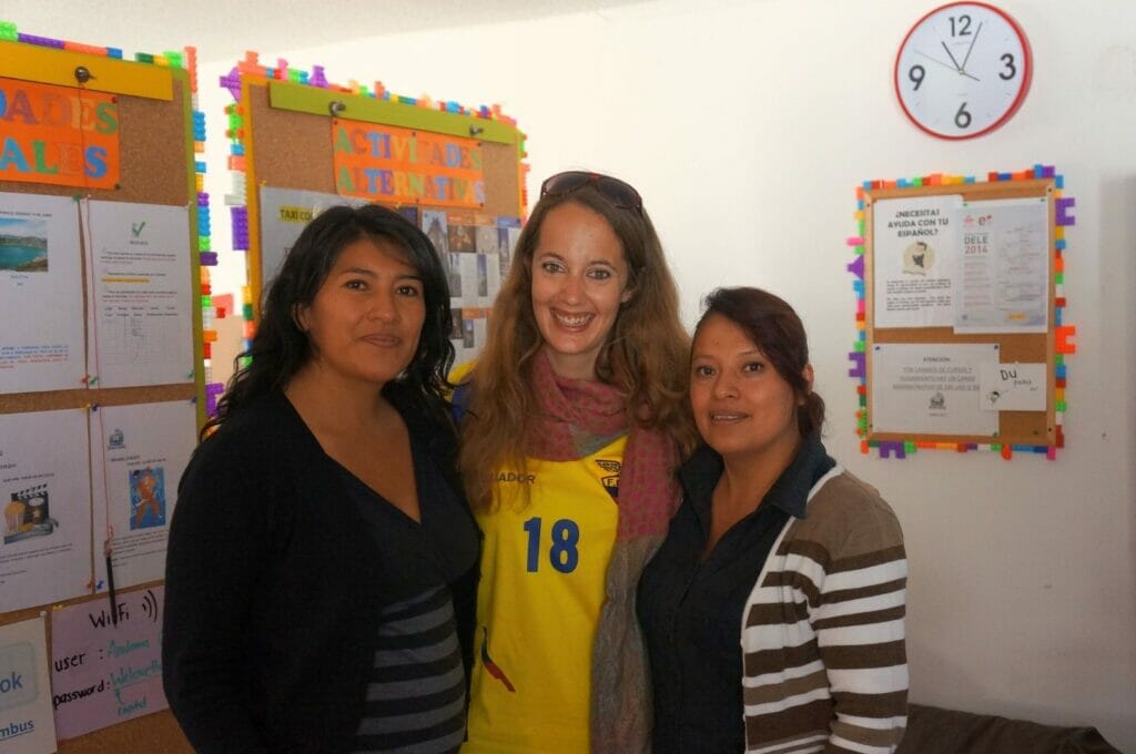 Spanish class in Quito in Ecuador