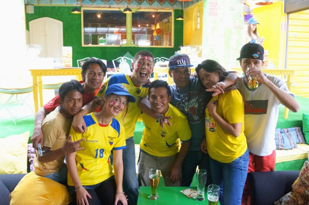 our Ecuadorian friends on our trip to Quito