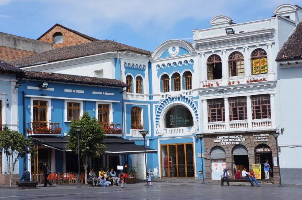 plaza del teatro à Quito en Équateur