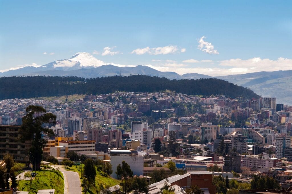 view over quito