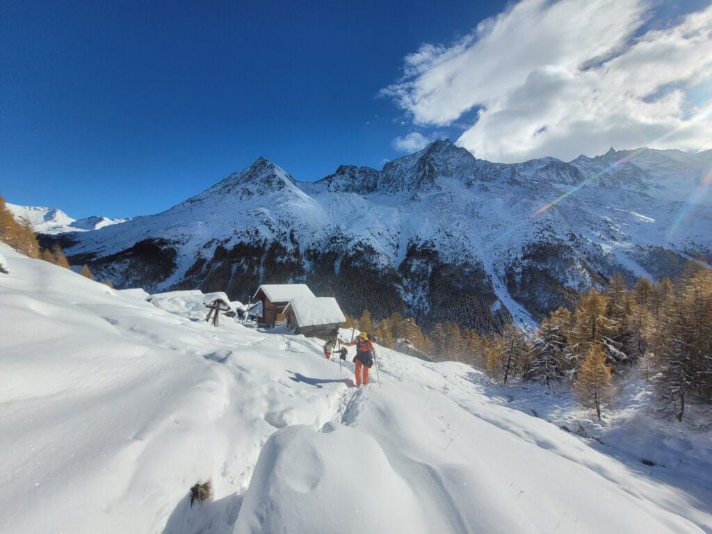 le lac bleu en hiver