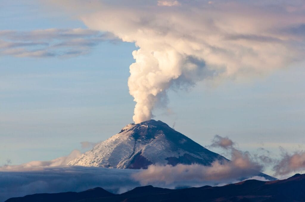 le volcan Cotopaxi en Équateur