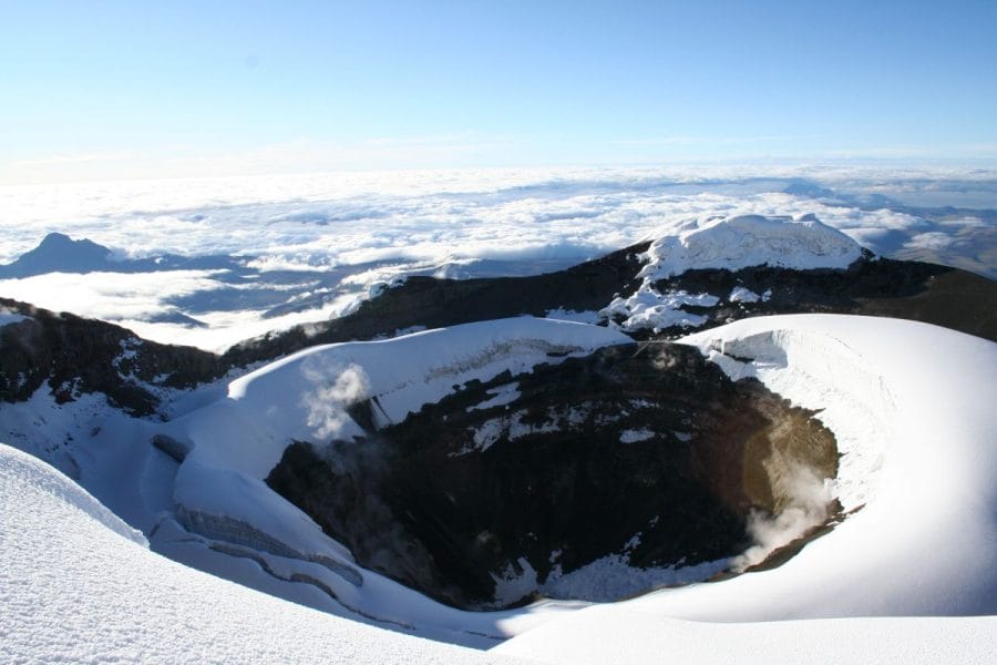 Cotopaxi crater